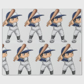 Baseball Geschenkpapier (Flach)
