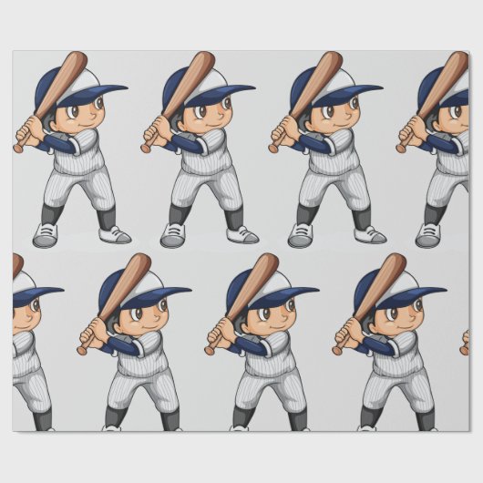 Baseball Geschenkpapier (Flach)