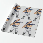 Baseball Geschenkpapier (Ungerollt)