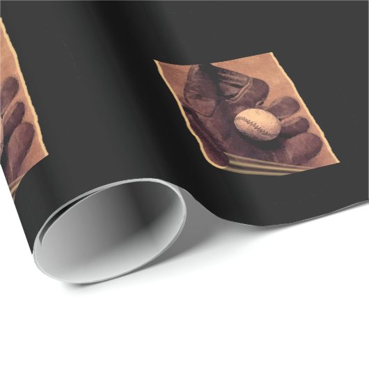 BASEBALL GESCHENKPAPIER (Rolleneckpunkt)