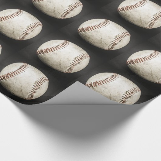 Baseball Geschenkpapier (Ecke)