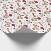 Baseball-Geschenkpapier Geschenkpapier (Ecke)