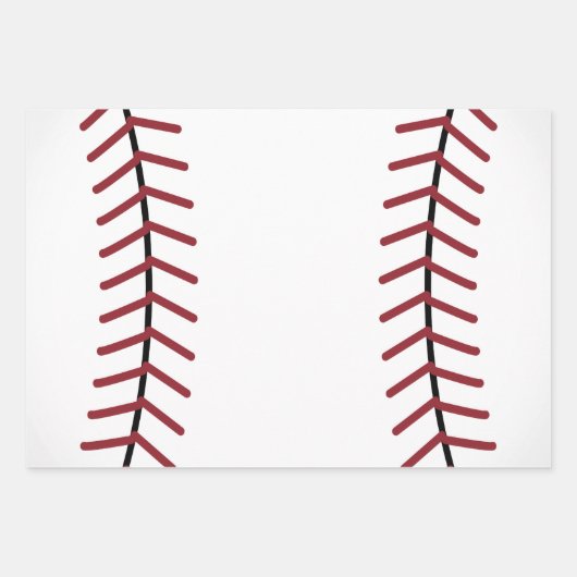 Baseball-Geschenkpapier Geschenkpapier Set (Vorderseite 3)