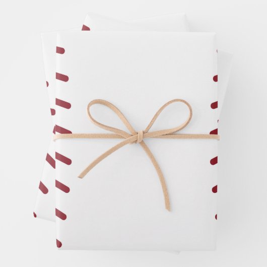 Baseball-Geschenkpapier Geschenkpapier Set (Beispiel)