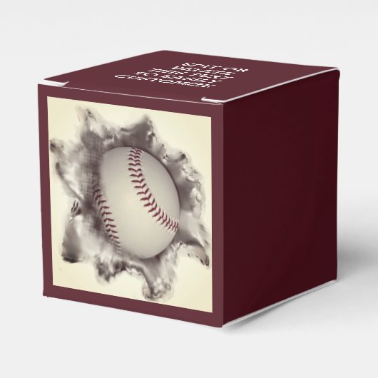 Baseball Geschenkschachtel (Vorderseite)