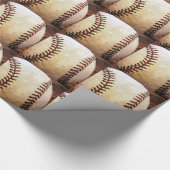 Baseball-Geschenkwrap Geschenkpapier (Ecke)