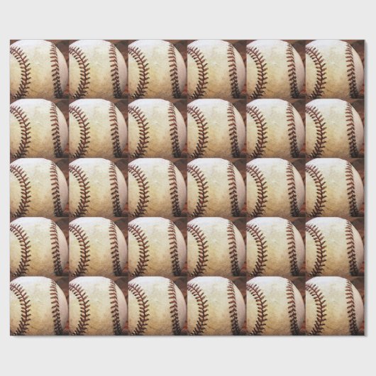 Baseball-Geschenkwrap Geschenkpapier (Flach)