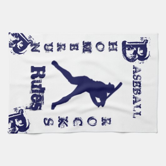 Baseball Geschirrtuch (Horizontal)