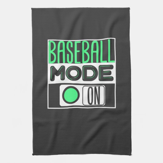 Baseball Geschirrtuch (Vertikal)