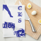 Baseball Geschirrtuch (Viertel Falte)