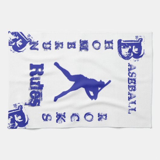 Baseball Geschirrtuch (Horizontal)