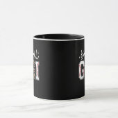Baseball Gigi Leopardendruck Coquette Bow Tasse (Zentrum)