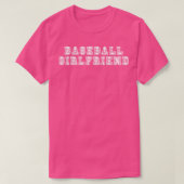 Baseball Girlfriend T-Shirt (Design vorne)