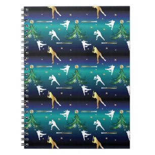 Baseball Girls Softball Weihnachten Notizblock