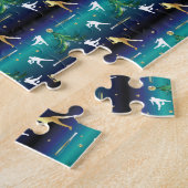 Baseball Girls Softball Weihnachten Puzzle (Seite)