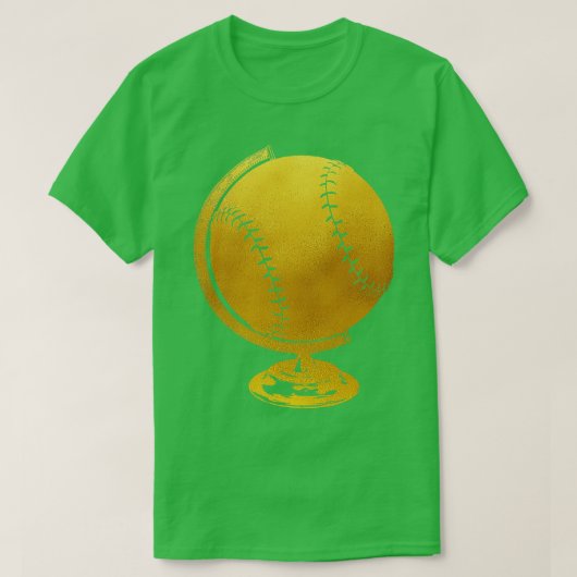 Baseball Globe T-Shirt (Design vorne)