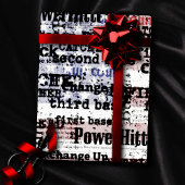 Baseball Glory | Verblasste grunge amerikanische F Geschenkpapier