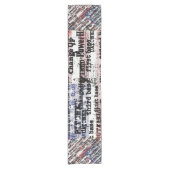 Baseball Glory | Verblasste grunge amerikanische F Kurzer Tischläufer (Vorderseite)