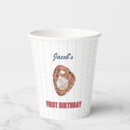 Baseball Glove and Ball Paper Cup - Rookie der Bas Pappbecher