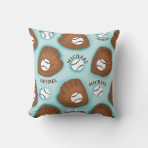 Baseball Glove Ball & Boy Name Muster Sport Thema