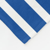Baseball Glove Blue & Red Striping Fleecedecke (Ecke)