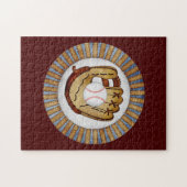 Baseball Glove Jigsaw Puzzle - Sportthemenspiele (Horizontal)