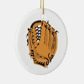 Baseball Glove Keramikornament (Rechts)