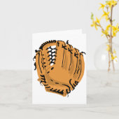 Baseball Glove Note Cards Karte (Gelbe Blume)