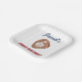 Baseball Glove Paper Plate Pappteller (Gewinkelt)