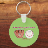 Baseball Glove Team Schlüsselanhänger (Vorderseite)