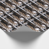 Baseball Glove und Ball Geschenkpapier (Ecke)