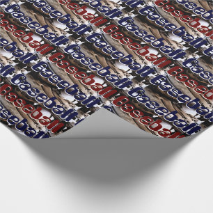 Baseball Glove und Ball Graphics Geschenkpapier