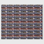 Baseball Glove und Ball Graphics Geschenkpapier (Flach)