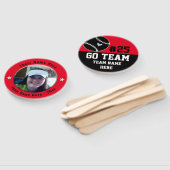 Baseball Go Team Spirit Ein Foto Red Hand Fan Fächer (Non-assembled)