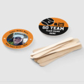 Baseball Go Team Spirit One Foto Orange Fächer (Non-assembled)