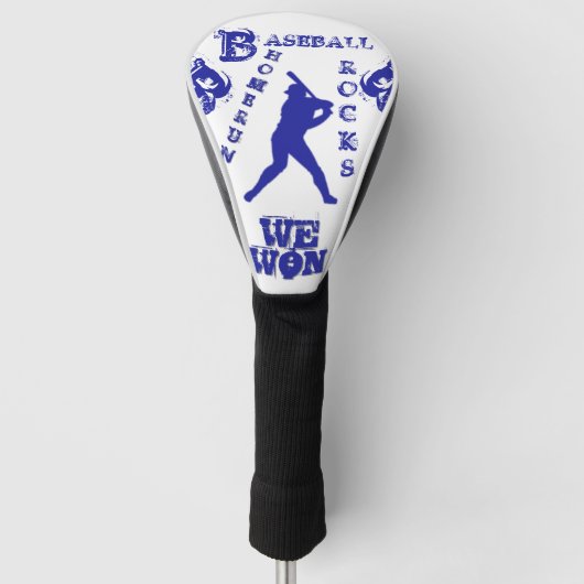 Baseball Golf Headcover (Vorderseite)