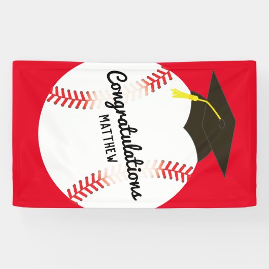 Baseball-Graduiertensport Banner (Horizontal)