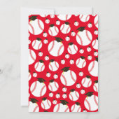 Baseball Graduierungsparty Sport Einladung (Rückseite)