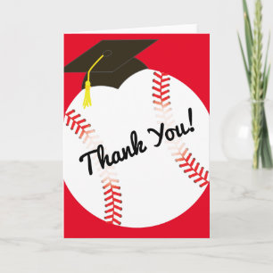 Baseball Graduierungsparty Sport Karte