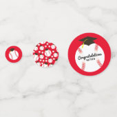 Baseball Graduierungsparty Sport Konfetti (Vorderseiten)