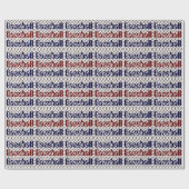 Baseball-Grafik Geschenkpapier (Flach)