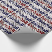 Baseball-Grafik Geschenkpapier (Ecke)