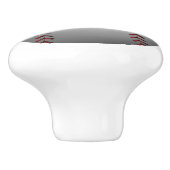 Baseball-Grafik Keramikknauf (Seitenansicht)