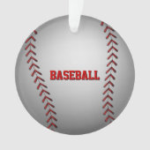 Baseball-Grafik Ornament (Vorderseite)