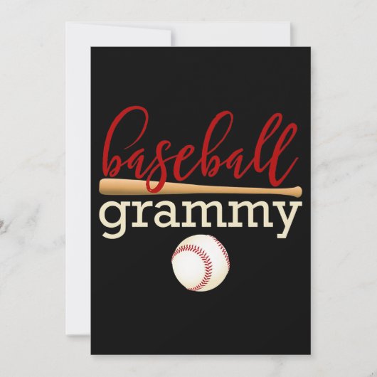 Baseball Grammy Family Baseball Save The Date (Vorderseite)