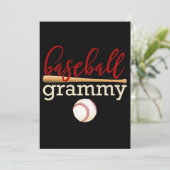 Baseball Grammy Family Baseball Save The Date (Stehend Vorderseite)