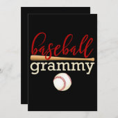 Baseball Grammy Family Baseball Save The Date (Vorne/Hinten)