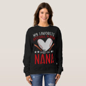 Baseball Grandma Grandmother Granny Grandparents D Sweatshirt (Vorne ganz)