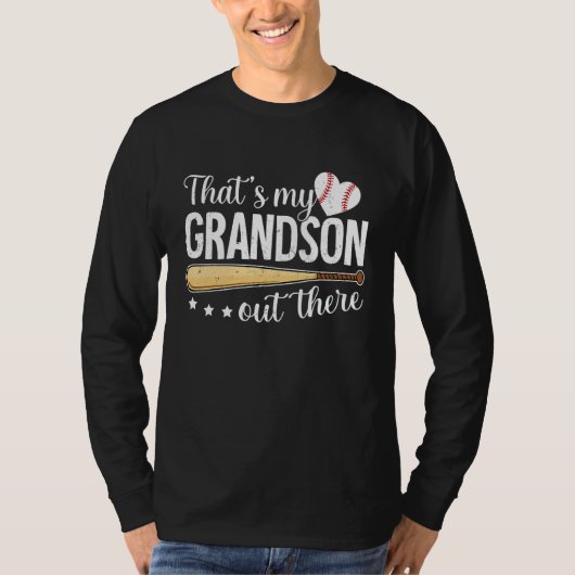 Baseball Grandma That s My Grandson Out There Bas T-Shirt (Vorderseite)