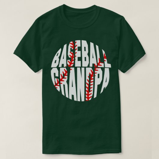 Baseball Grandpa T-Shirt (Design vorne)